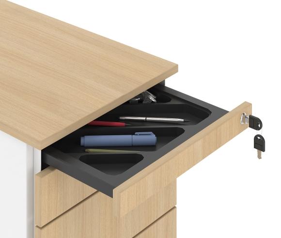 Συρταριέρα Μελαμίνης Σταθερή