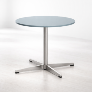 SLIM Γυάλινο Στρογγυλό Τραπεζάκι Αναμονής