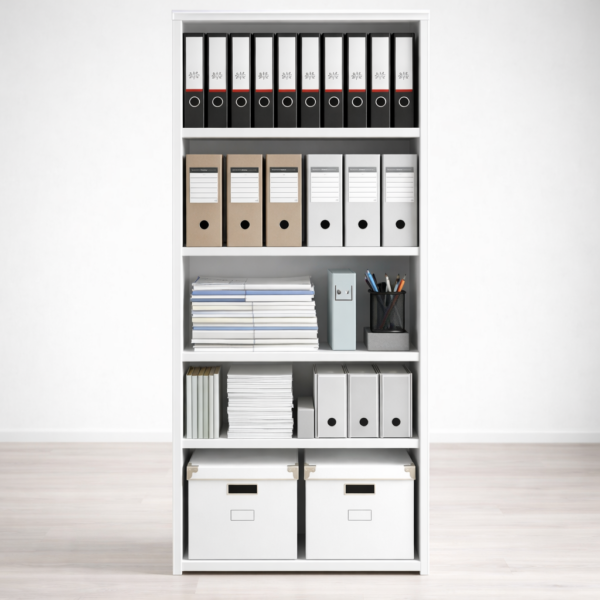 Βιβλιοθήκη Μελαμίνης Ανοιχτή (Διπλή)