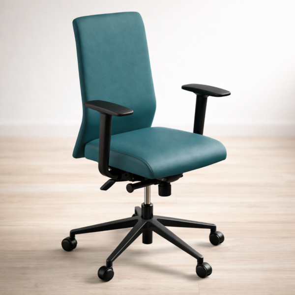 Καρέκλες Εργασίας Smart Δερματίνη Πράσινη Ετοιμοπαράδοτη