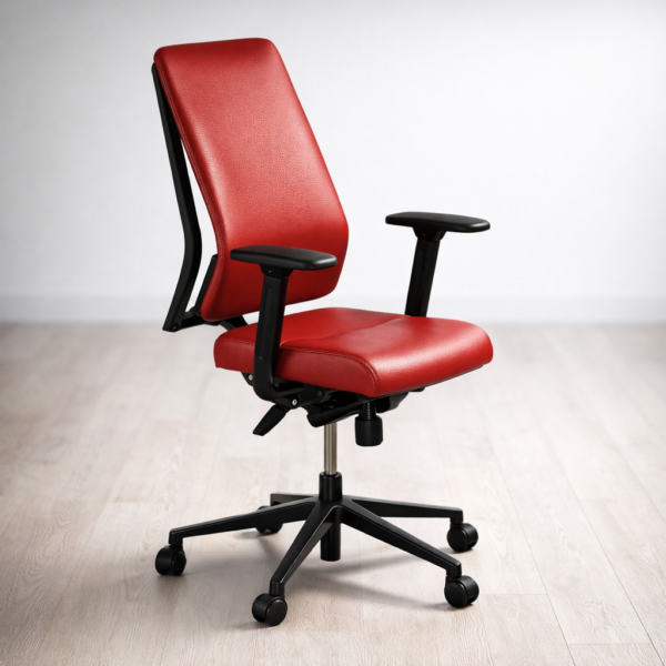 Καρέκλα Reflex Δερματίνη Κόκκινη Ετοιμοπαράδοτη