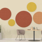 Επιτοίχιο Ακουστικό Πανέλο - Στρογγυλό – εικόνα 2