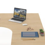 Ηλεκτρικά Ρυθμιζόμενο Γωνιακό Γραφείο Εργασίας Alma HT – εικόνα 3