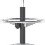 Καρέκλα Σχεδιαστηρίου Δερματίνη Μαύρη Ετοιμοπαράδοτη – εικόνα 3