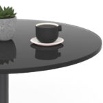 SLIM Γυάλινο Στρογγυλό Τραπεζάκι Αναμονής – εικόνα 3