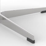 SLIM Γυάλινο Στρογγυλό Τραπεζάκι Αναμονής – εικόνα 2