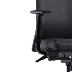 Καρέκλες Εργασίας Smart Δερματίνη Μαύρη Ετοιμοπαράδοτη – εικόνα 3