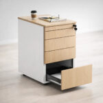 Συρταριέρα Μελαμίνης Σταθερή