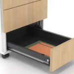 Τροχήλατη Συρταριέρα Μεταλλική 600mm – εικόνα 3