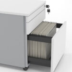 Συρταριέρα Μελαμίνης Τροχήλατη – εικόνα 5