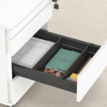 Συρταριέρα Μελαμίνης Τροχήλατη – εικόνα 3