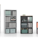 Βιβλιοθήκη Μελαμίνης Ανοιχτή (Διπλή) – εικόνα 4