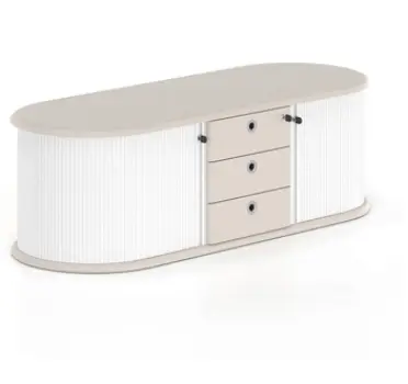 Ερμάριο DROMEAS ANASA 161×61×80 Santorini White / Cashmere