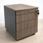 Συρταριέρα Μελαμίνης 1 / 2 / 3 / 3 Τροχήλατη Grey Oak Ετοιμοπαράδοτη